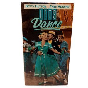 Lets Dance VHS Movie Vintage Video Betty Hutton Fred Astaire Musical Dancing